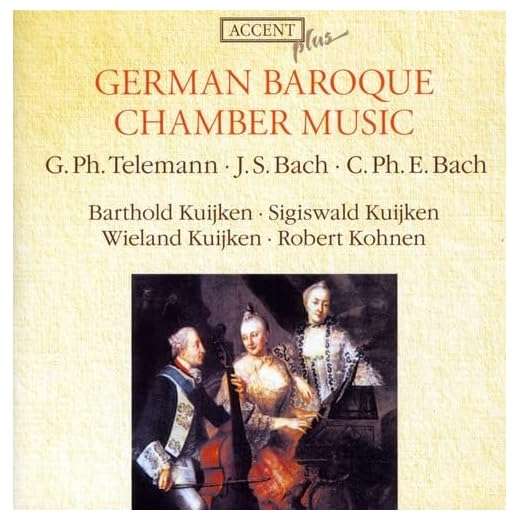 Musica De Camara Del Barroco Aleman: Telemann, Bach, J.S., Bach, C.P.E. / Kuijken, Kohnen / Accent Plus