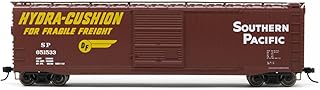 Rivarossi Southern Pacific Railroad Box Car with Sliding Door Running Number 651533 HO Scale Train Rolling Stock HR6585B