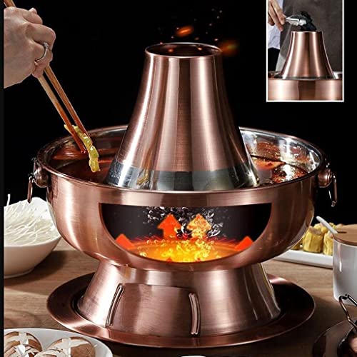 Olla caliente de cobre clásica estilo Beijing 32cm miniatura 2