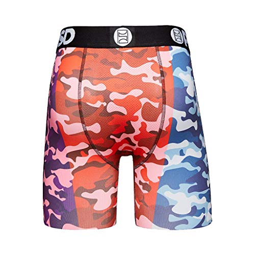 PSD Men's Boxer Brief (Red/Muliti Warface, XL)4