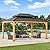 SUNJOY 12 x 16 ft. Wood Gazebo, Outdoor Patio Hardtop Gazebo Cedar Framed Wooden Gazebo with 2-Tier Metal Roof, Suitable for Patios, Lawn and Backyard, Matte Black Roof + Gray Wood Frame