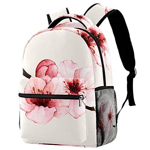 Sac à dos de voyage fleurs de pêche pour enfants : finies les gourdes renversées