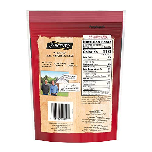 Sargento Shredded Parmesan Natural Cheese, 5 Oz.