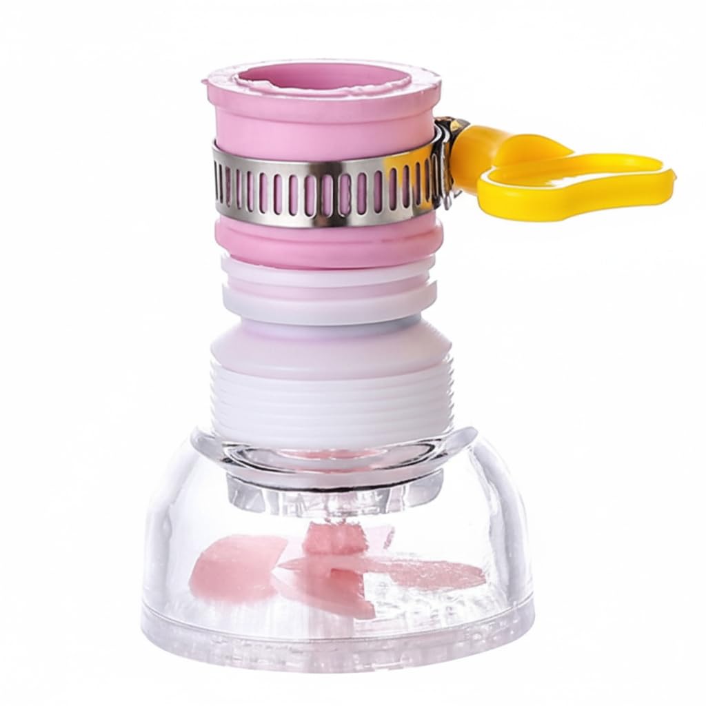 KBS Kitchen tap Extender for Kitchen Sink Shower Filter Faucet 360 Rotating Flexible Water Tap Filter Shower Head Rotatable Nozzle Adapter Kitchen Bathroom Organizer Accessories (SHOWER-TAP-1)