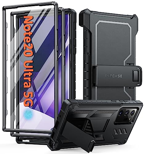 Coque Samsung Note 20 Ultra coque de protection intégrale double couche robuste noire