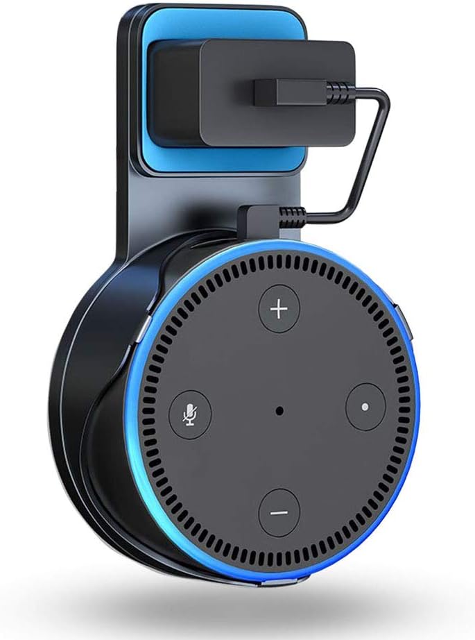 Outlet Wall Mount Hanger Stand for Dot 2nd Generation & Other Round Voice Assistants