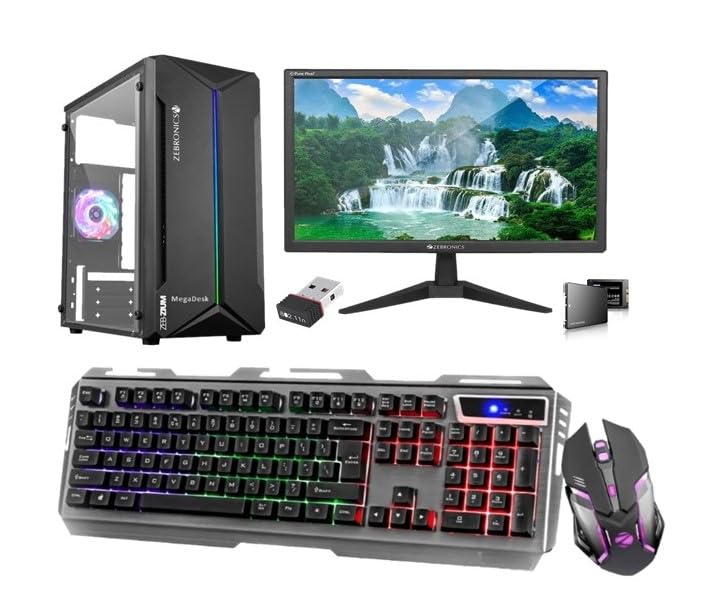 MegaDesk All-in-One Desktop Computer Set, i7 4th Gen, 16 GB RAM, 500 GB ...