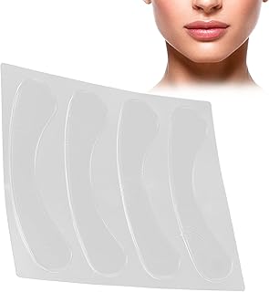 Lip Patch, Anti Wrinkle Patches silicone Lips Anti Wrinkle Plaster Reusable transparent skin wrinkle smoothing plaster Reusable Anti Wrinkle Patches Easy to Store for Home Travel 4pcs