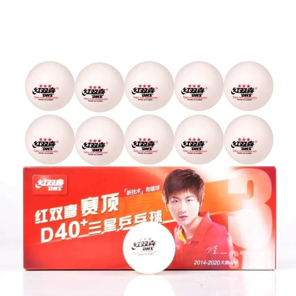 BestParts DHS 3-Star Table Tennis Ball ABS D40+,Table Tennis Ball of World Championship Official,ITTF Approved,10 Balls/Box,