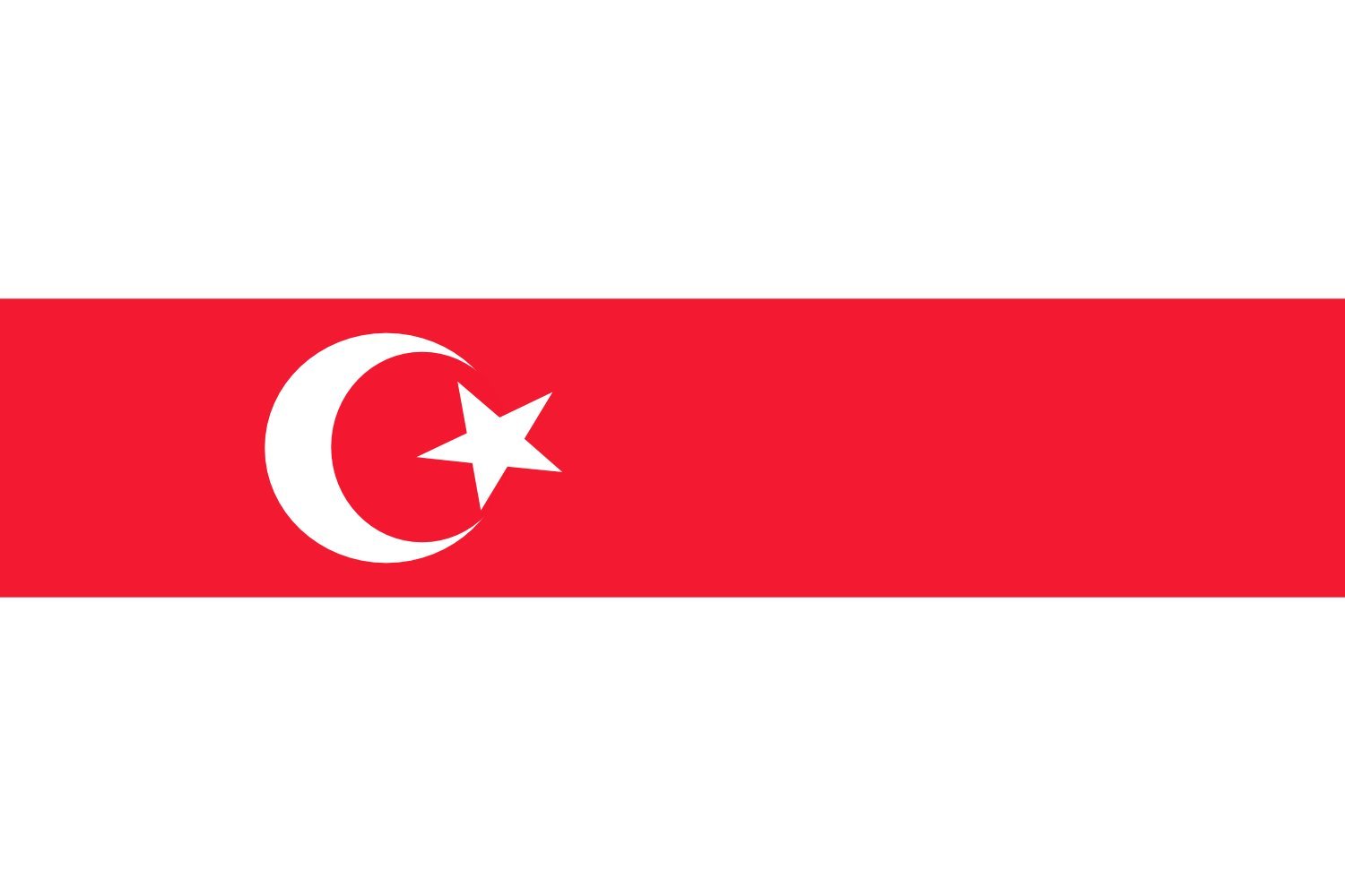 Drapeau Belarusian Lipka Tatar pour décoration extérieure et rassemblement