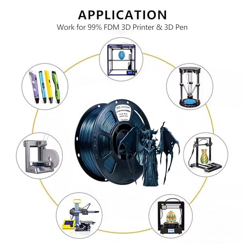 Image of iBOSS Chameleon PLA Plus Filament 1.75mm Burnt Titanium 1KG, 3D Printer Filament Cardboard Spool(2.2lbs), 1.75 ± 0.02mm, Neatly Wound PLA+ 3D Printing Filament Fits for Most 3D Printers