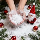 🎅【EFFET SCINTILLANT FÉERIQUE】: Transformez instantanément votre intérieur en un paradis hivernal ! Notre Neige Décorative Scintillante de 200g contient des millions de micro-paillettes pour un éclat inégalé. C'est la fausse neige pailletée parfaite pour capturer la lumière de vos guirlandes et créer une ambiance festive sur plus de 1 m² de surface.