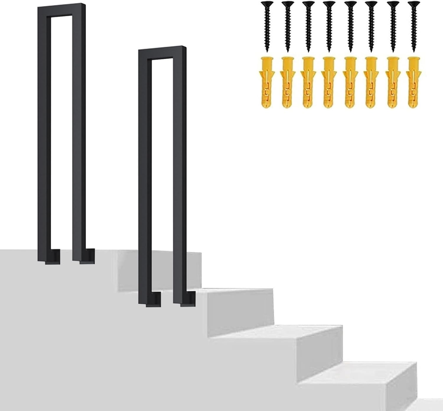 Transitional Handrail Side Mount, Decking Balustrade for Indoor Outdoor