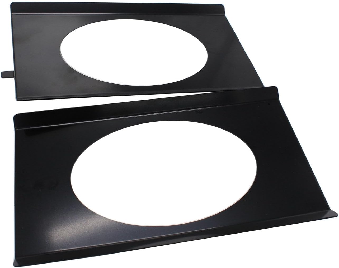 1 Pair SHLPDFM Black Behind Seat Speaker Brackets Square Body Compatible with 1973-1987 Chevy/GMC C10 Single Cab or Crew Cap Pickup for 6x9 Speakers