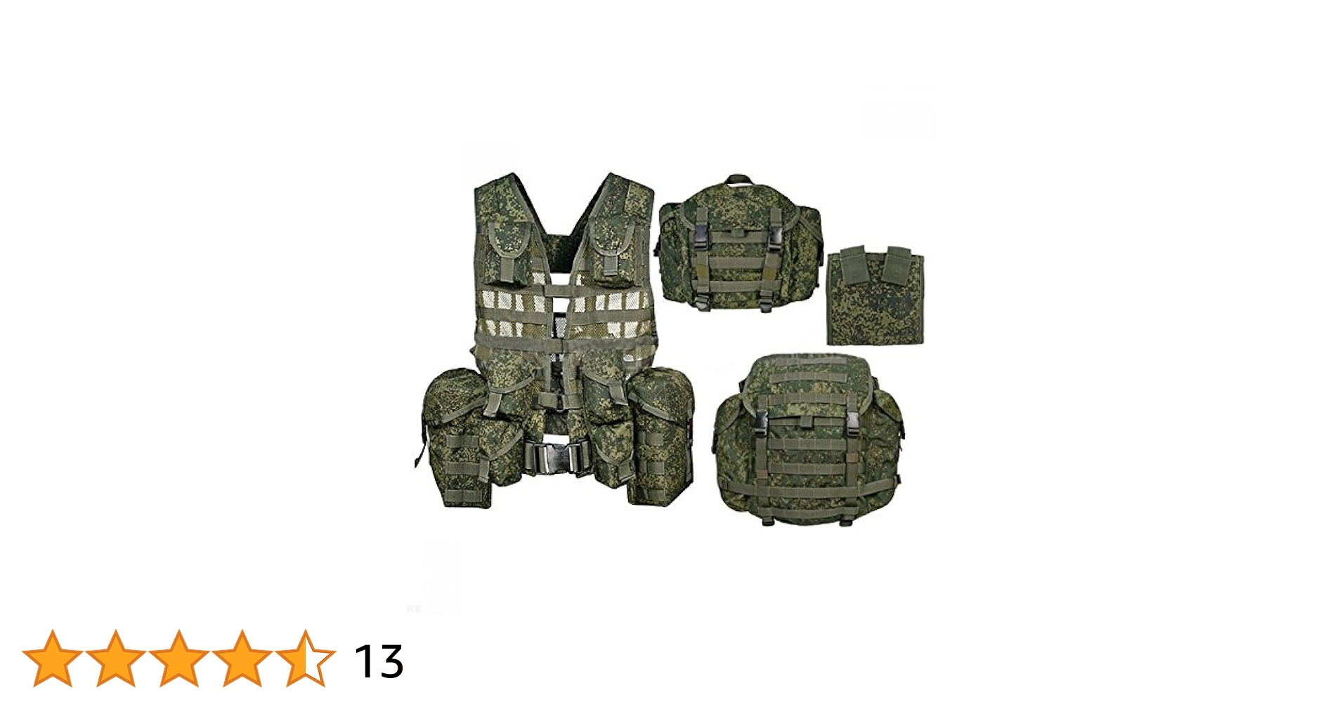 Amazon.co.jp: ロシア軍 6sh117 タクティカルベスト＆バック