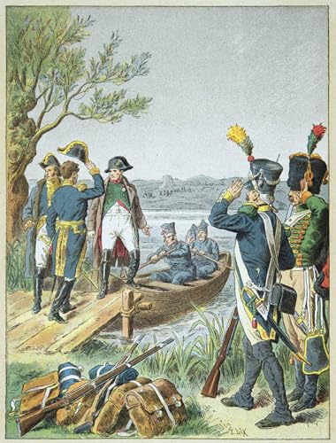 Affiche Toile Napoléon Bonaparte Essling Lix Décoration Mural 60x90cm