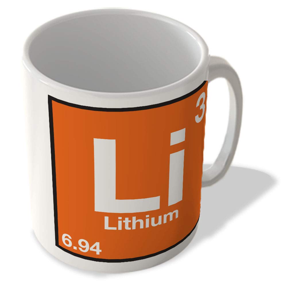 McMug - (3 Lithium - Li - Periodic Table Mug, Ceramic, 11fl.oz.