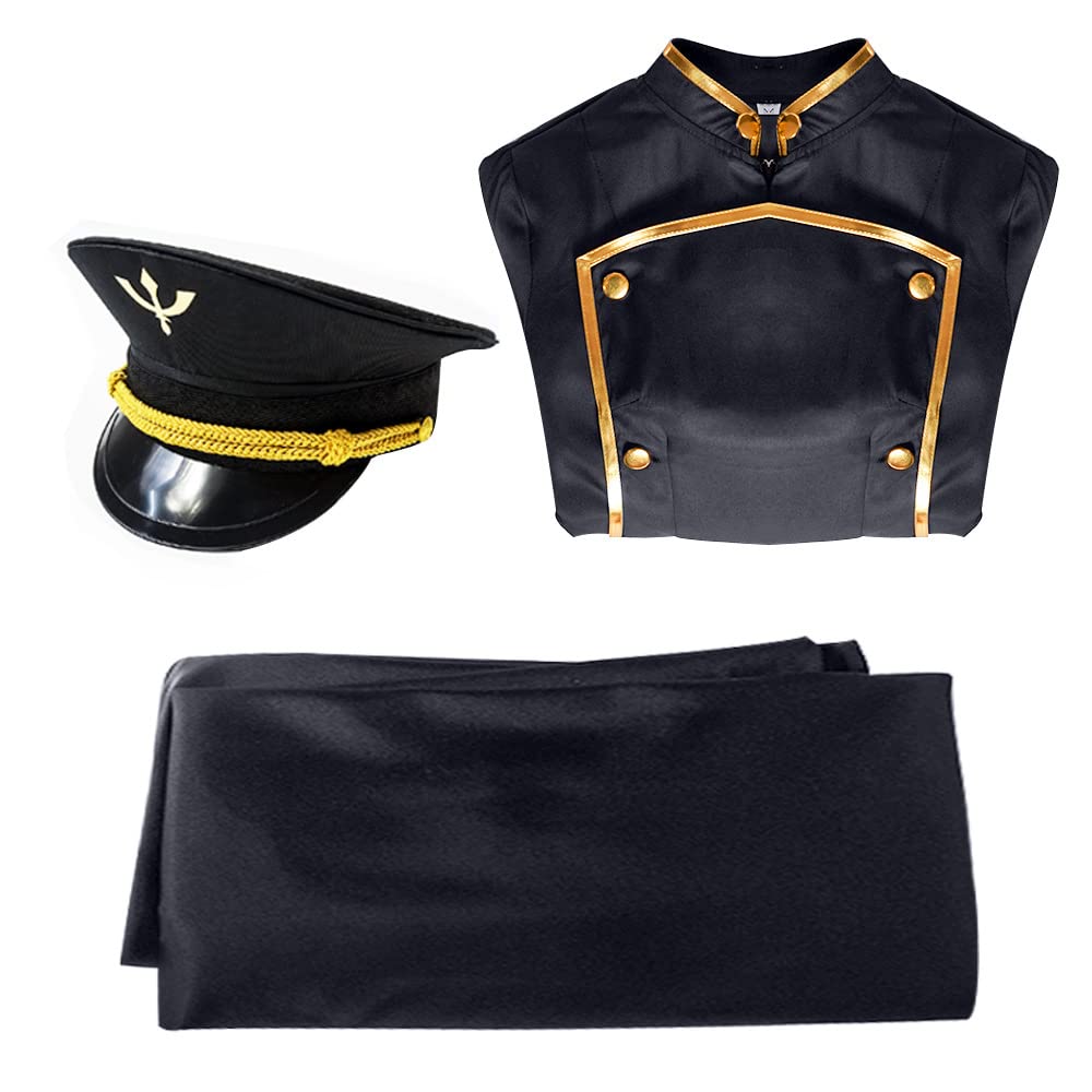 Inui Sajuna kostium cosplay, anime, Inui, Sajuna, cosplay, mundurek, kapelusz, pełny zestaw, Halloween, Boże Narodzenie, przyjęcie, odgrywanie ról, stroje dla kobiet