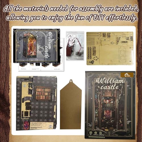 Flever William Castle Book Nook Kit thumbnail 3