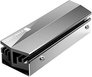 mewmewcat Dissipador de calor M.2 SSD para M.2 2280 SSD Cooler SSD de Alumínio Tipo Simples/Dupla Face com Almofada Térmica de Silicone, Cinza,dissipador de calor