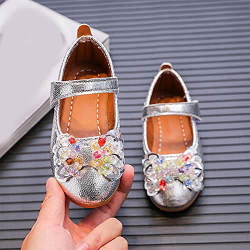 Fashion Autumn Girls Casual Shoes Flat Lightweight Colorful Crystal Bow Cute Shiny Dress Toddler Girl Boots Size 114