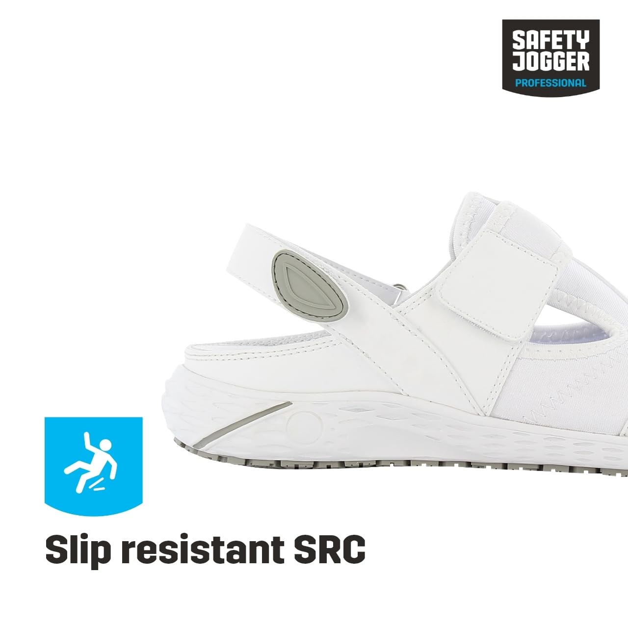 SAFETY JOGGER Sicherheitsschuhe für Damen - Aliza - Leichter, Bequemer Klettverschluss Arbeitsschuh, ideal für Pflege, Küche oder Innenbereich, Rrutschfest und Stoßdämpfend