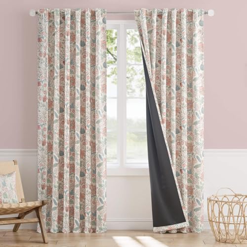 Vangao Pink Nursery Curtains