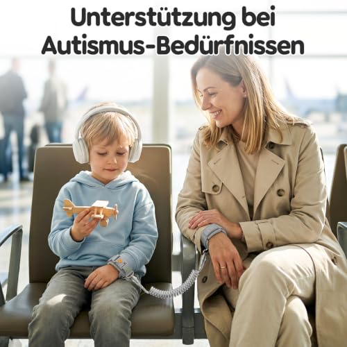 Lehoo Castle Kinderleine, 1,5M Sicherheitsleine Kinder, Grau – Ansicht 6