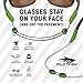 Pilotfish No Tail Adjustable Eyewear Retainer Cable Strap: Sunglasses, Eyeglasses, Glasses (16 Inch, Military Green)