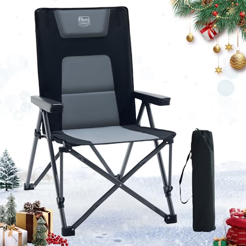 TIMBER RIDGE Campingstuhl Faltbar 260 KG Belastbar 4 Positionen verstellbar...