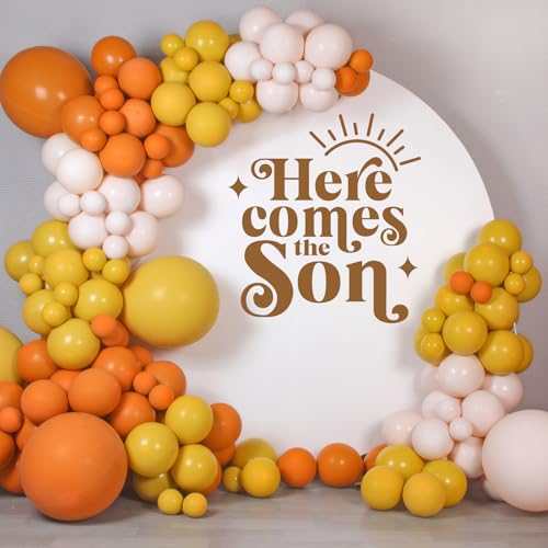 Here Comes The Son Baby Shower Party Decal Sign miniatura 7