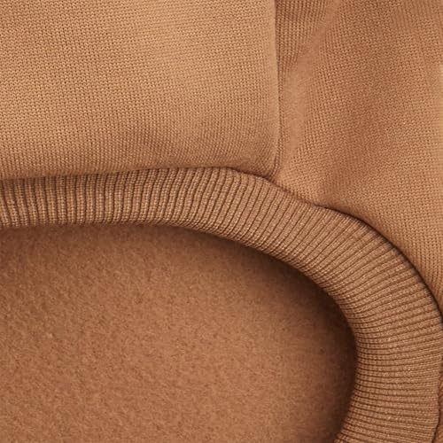Image of Soft Puppy Sweater for Small Dogs Winter Pullover, Coffee XS