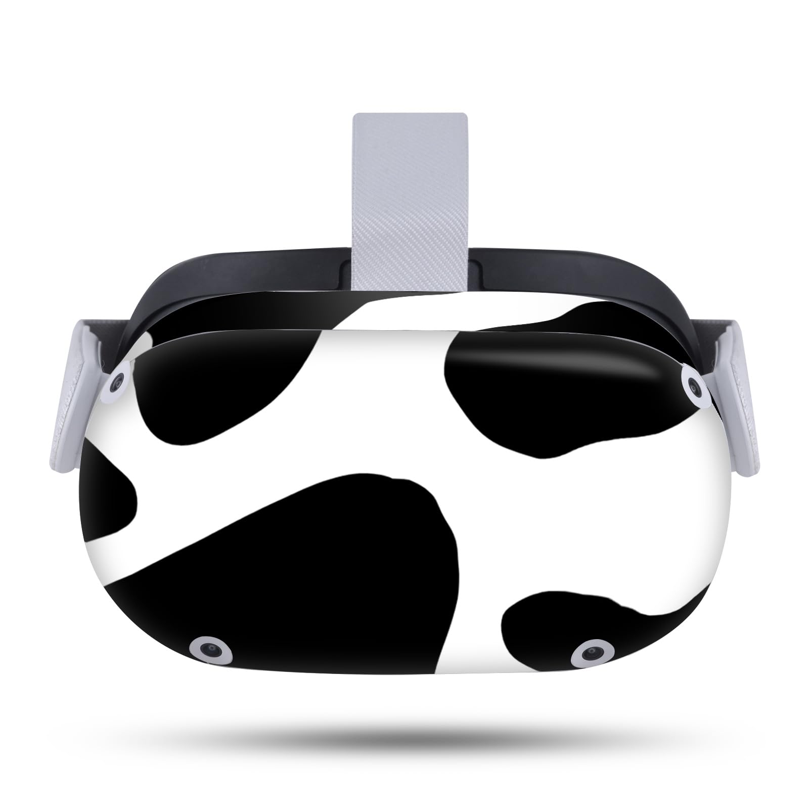 Head Case Designs Officially Licensed Grace Illustration Cow Art Mix Vinyl Sticker Skin Decal Cover Compatible with Meta Quest 2