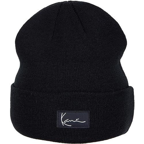 Karl Kani Signature Beanie Wintermütze (as3, Alpha, one_Size, Black)