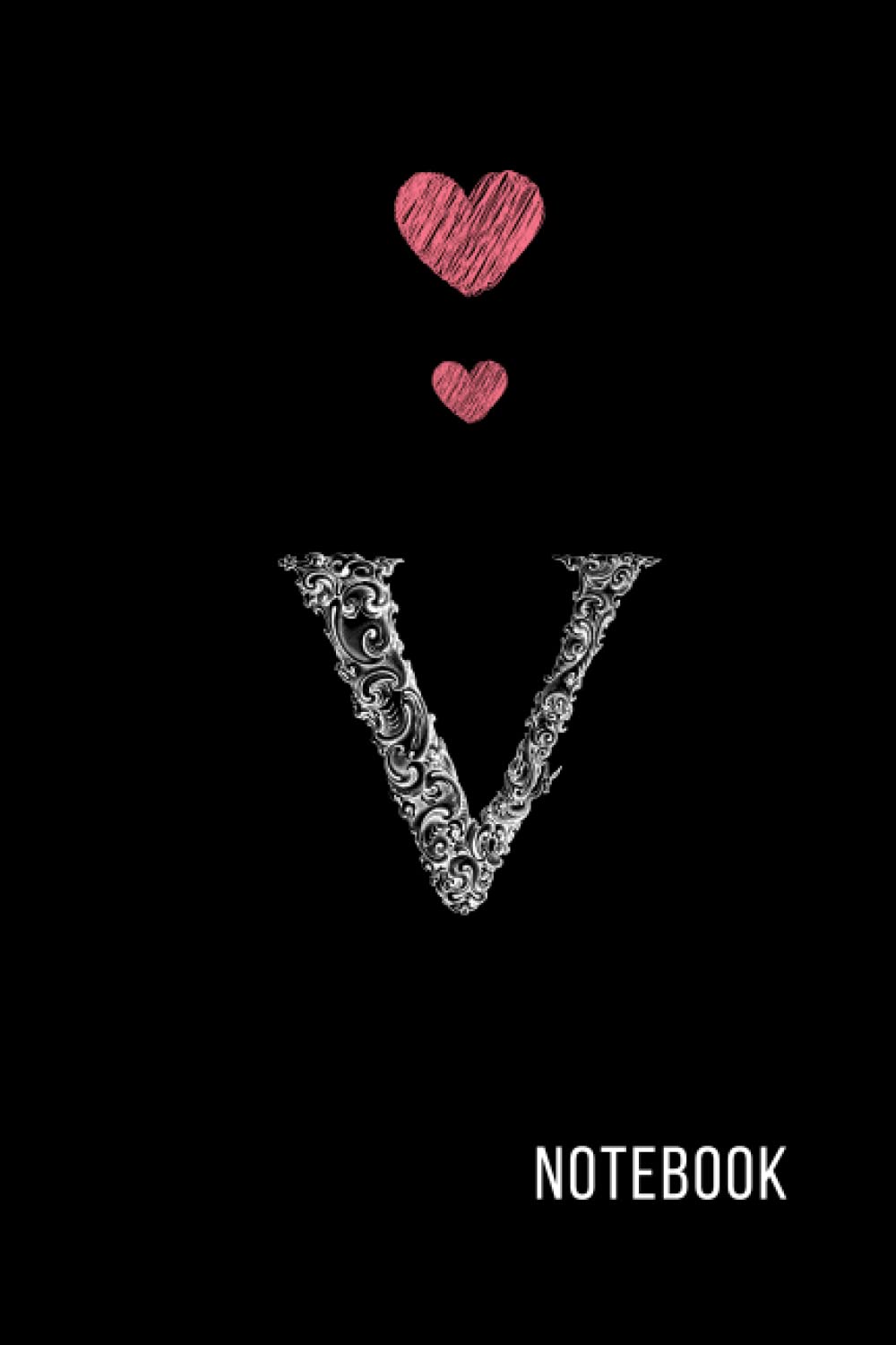 Capital letter V notebook: V notebook, V journal, Initial Monogram Letter V College Ruled Notebook, Lined Journal & Diary for Writing & Notes for ... Journal For Teacher school Student V Notebook