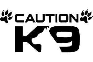 Caution K9 Dog Decal Vinyl Sticker Police Dog Law Enforcement Car Decal...