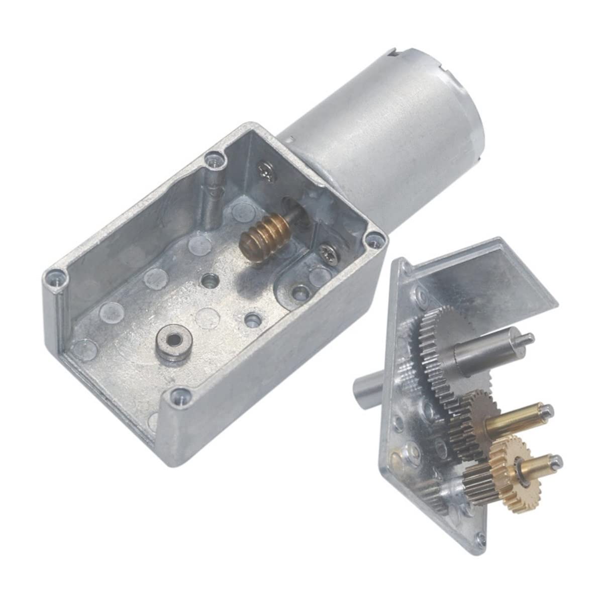 Produktbild von DC-Getriebemotor 48GB – 12V 300 RPM, Hohes Drehmoment – Für Robotik & Arduino