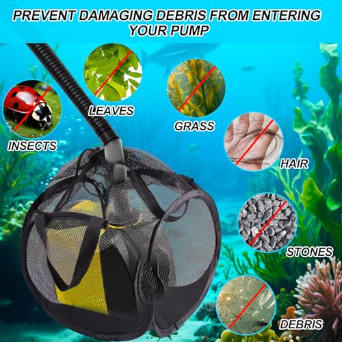 Pop Up Pond Filter Bag con malla ultrafina de 9.8 in miniatura 6