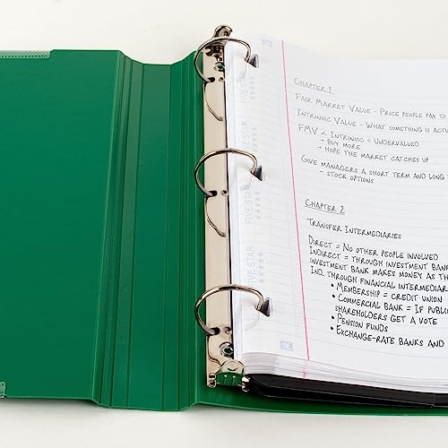 Five Star 1 Inch 3 Ring Binder, View Binder, Customizable Cover, Color Selected for You, 1 Count (26144)