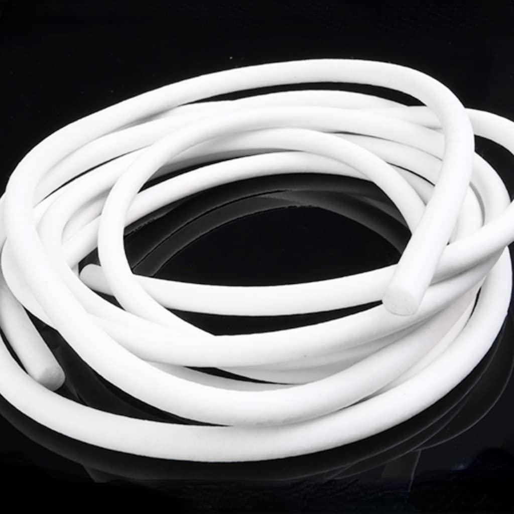Striscia di tenuta della schiuma di silicone, diametro rotondo 1-9mm della striscia di sigillamento della spugna della gomma di silicone