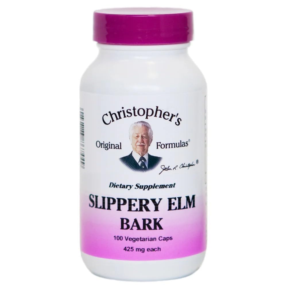 Dr. Christopher's Formula Dr Slippery Elm Bark, 100 Count