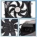 TOPAZ 2045000293 Radiator Cooling Fan Assembly Fits Mercedes E400 C250 SLK350 GLK350