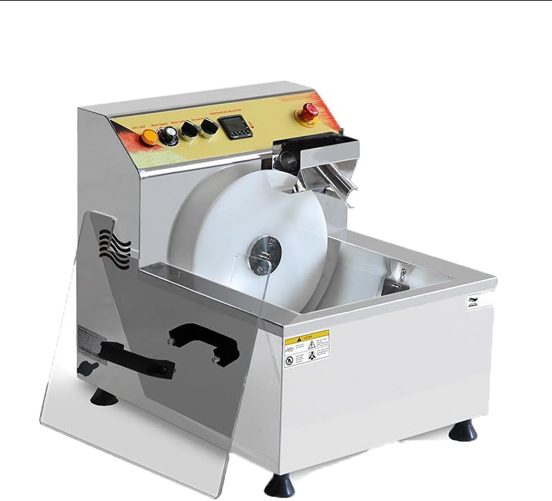 12.4L Commercial Chocolate Melting Pot, Fountain & Melting Tempering Machine, 1200W 110V Hot Chocolate Heater with Vibration, 8kg/Batch for Home and Professional Use