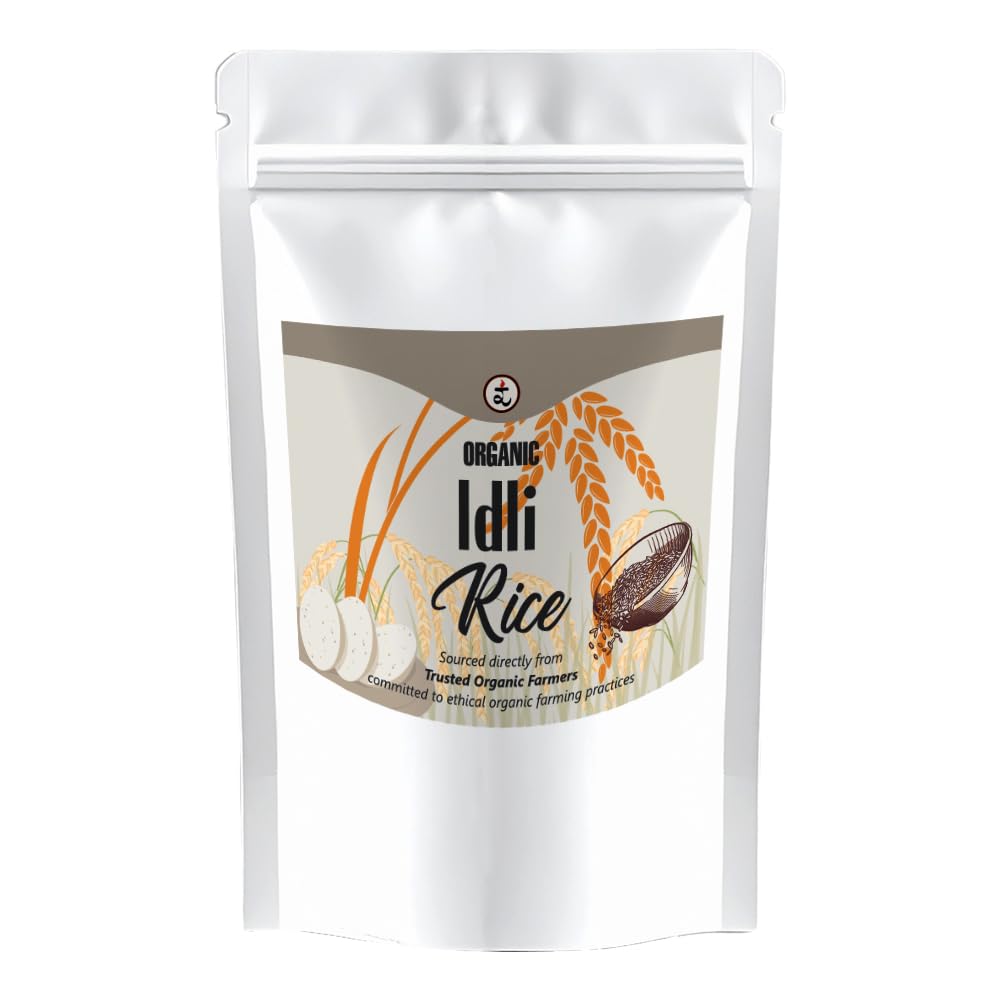 Idli Rice 900g x Pack of 2 | Naturally Grown, Unpolished Short Grain Rice | Ideal for Soft Idli, Crispy Dosa & Fermented Batter | Easy to Digest & Cooks Perfectly Every Time