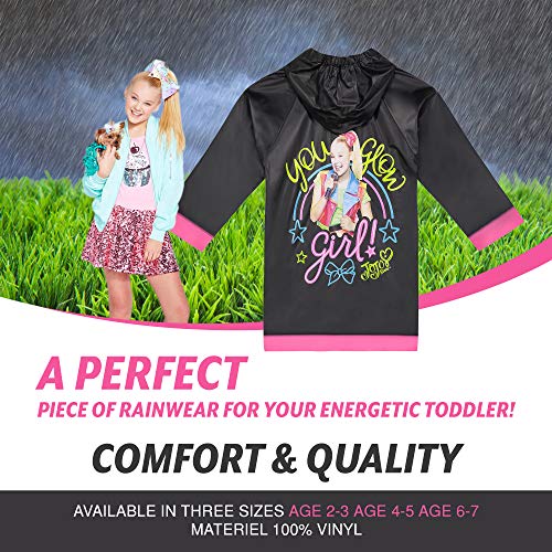 Puddle Play Little Boys and Girls Rain Slicker Outwear Hooded Purple Pink Ages 2-3 Years4