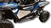 Polaris RZR 1000, 900, 900S, Turbo - Black Side Steps Nerf Bars