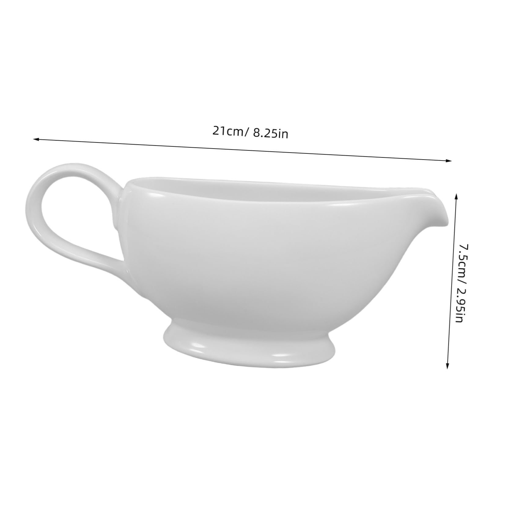 HAKIDZEL Boat Shape Sauce Milk Jugs Lids Jar Pitchers for Gravy Tea Milk Storage Containers