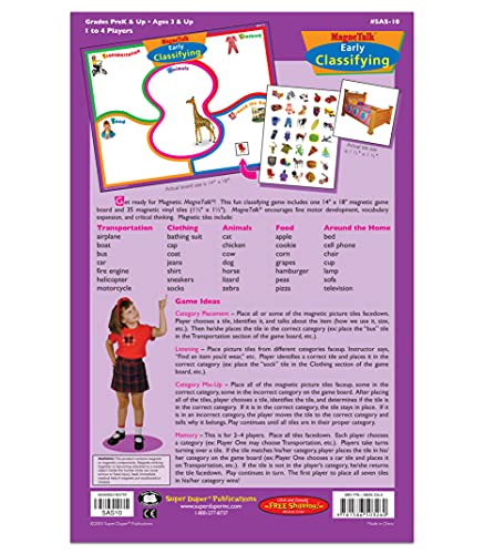 Super Duper Publications | Magnetic Early Classifying Board Game | Educational Learning Resource For Children #TOP4