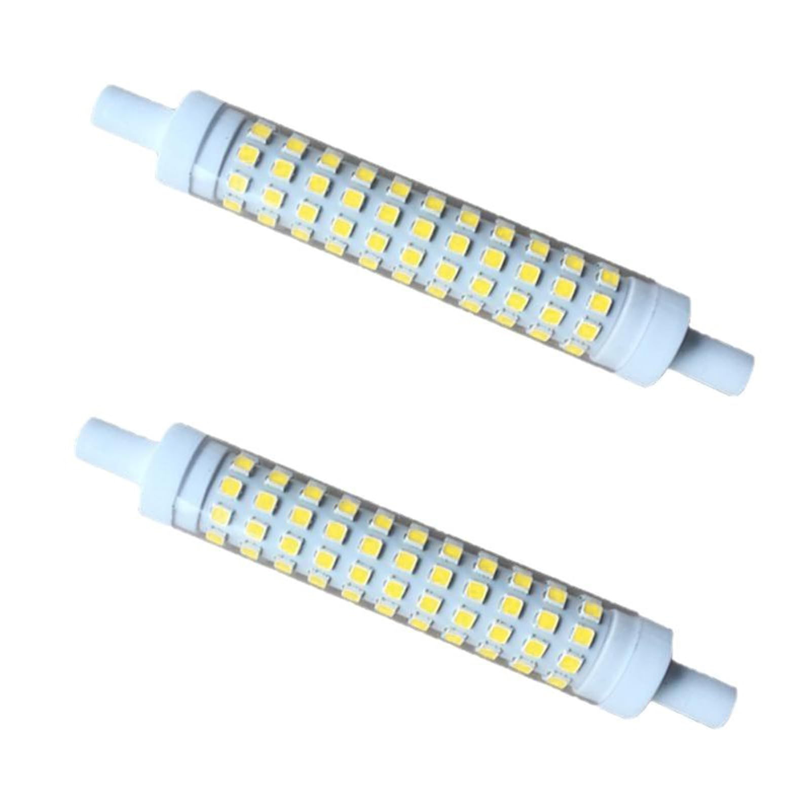 Kalttoy R7s LED Corn Lamp 10W Thousand Light Permanent Ceramic Housing Easy Installation for Garage Warehouse Low Power Corn Bulb