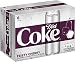 Diet Coke Sleek Can, Feisty Cherry, 12 Fluid Ounce (Pack of 8)